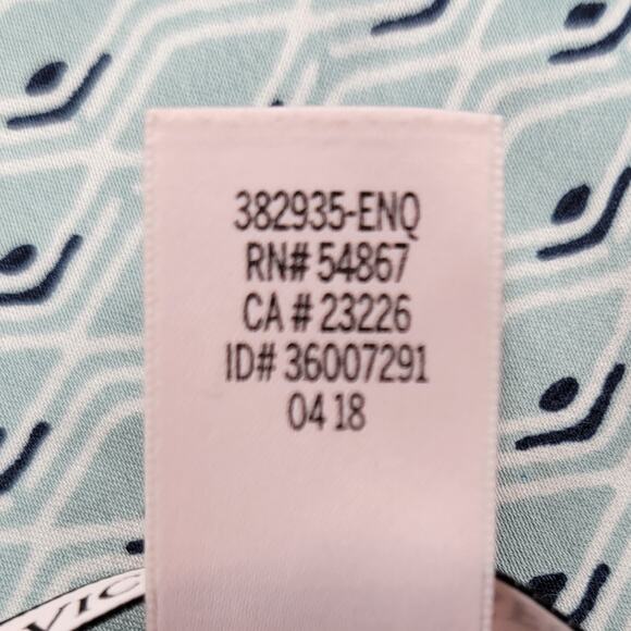 Victoria's Secret Camisole Large Mint Green Satin Art Deco Adjustable Straps - Picture 12 of 12